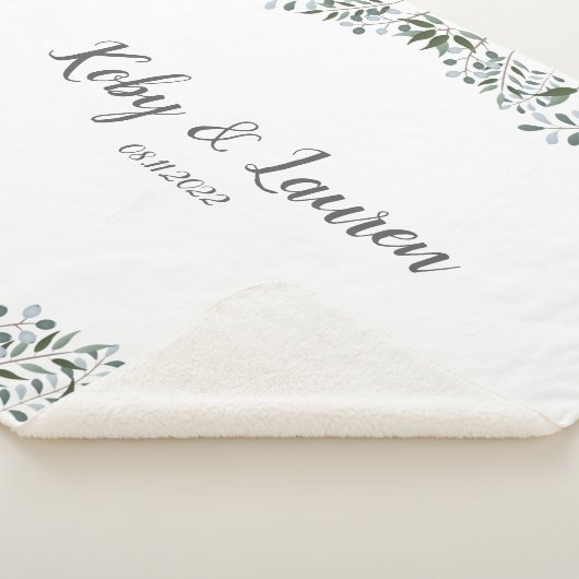 Eukalyptus Greenery Blumengeschichte Sherpadecke (3/4)