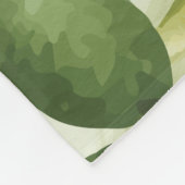 Eukalyptus Greenery Blush Modernes, trendy Script  Fleecedecke (Ecke)