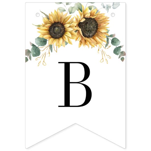 Eukalyptus Greenery Boho Brautparty Wimpelkette (Zweite Fahne)