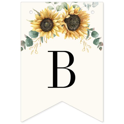 Eukalyptus Greenery Boho Brautparty Wimpelkette (Zweite Fahne)