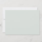 Eukalyptus Greenery Botanical Geometric Wedding Sa Save The Date (Rückseite)