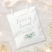 Eukalyptus Greenery Botanical Sage Green Wedding Geschenktütchen (Ausgeschnitten)