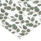 Eukalyptus Greenery Botanical Trendy Green Kurzer Tischläufer (Ecke)