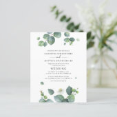 Eukalyptus Greenery Botanische Hochzeit (Stehend Vorderseite)