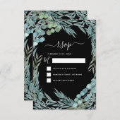Eukalyptus Greenery Botanische UAWG Einladung (Vorne/Hinten)