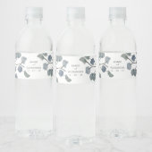 Eukalyptus Greenery Botanische Wasserfarbe Wasserflaschenetikett (Flaschen)