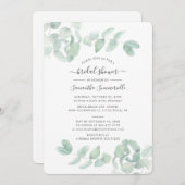 Eukalyptus Greenery Botanisches Brautparty (Vorne/Hinten)