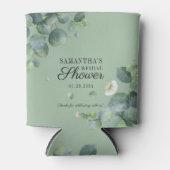 Eukalyptus Greenery Botanisches Brautparty Dosenkühler (Vorderseite)