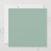 Eukalyptus Greenery Botanisches Script-Brautparty Einladung (Rückseite)