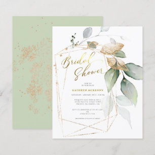 Eukalyptus Greenery Brautparty Card