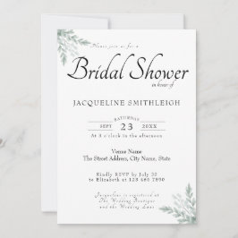 Eukalyptus Greenery Brautparty Einladung
