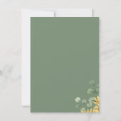 Eukalyptus Greenery Brautparty Einladung (Rückseite)