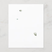 Eukalyptus Greenery Brautparty Einladung (Rückseite)