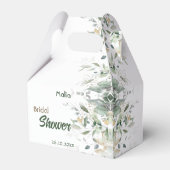 Eukalyptus Greenery Brautparty Favor Box Geschenkschachtel (Vorderseite)