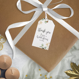 Eukalyptus Greenery Brautparty Favor Tags Geschenkanhänger