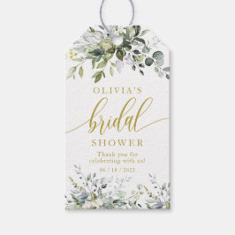 Eukalyptus Greenery Brautparty-Geschenk Tag Geschenkanhänger