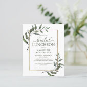 Eukalyptus Greenery Brautparty Luncheon (Stehend Vorderseite)