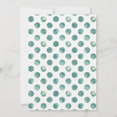 Eukalyptus Greenery Bridal Duwer Einladung (Rückseite)