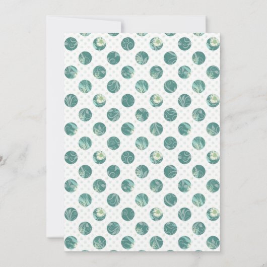 Eukalyptus Greenery Bridal Duwer Einladung (Rückseite)