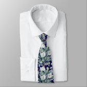 Eukalyptus Greenery Classic Formal Floral Neck Tie Krawatte (Gebunden)