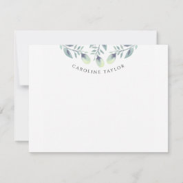 Eukalyptus Greenery Custom Boho Stationery Mitteilungskarte