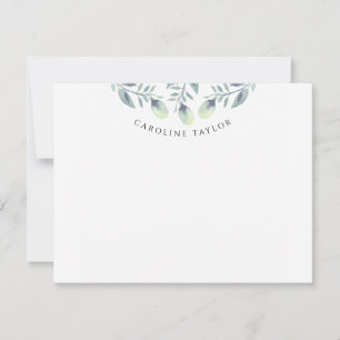 Eukalyptus Greenery Custom Boho Stationery Mitteilungskarte
