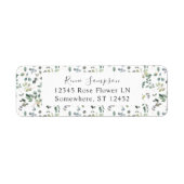 Eukalyptus Greenery Duo 2 Rücksendeadresse (Vorne)