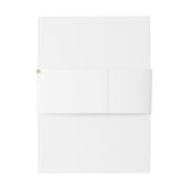 Eukalyptus Greenery Duo 3 Einladungsbanderole (Rückseitenbeispiel)