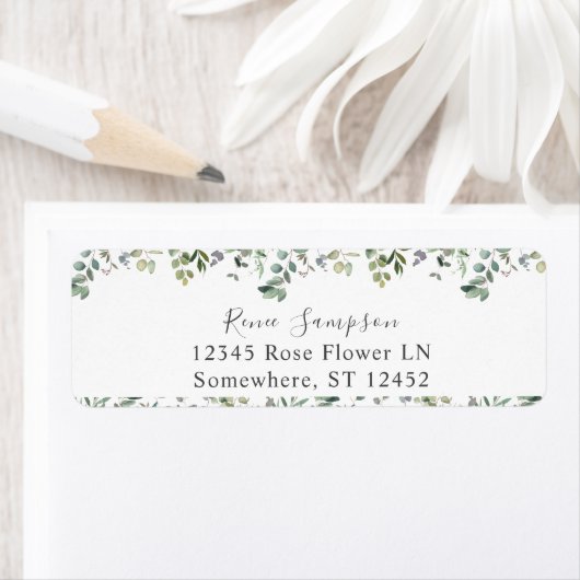 Eukalyptus Greenery Duo 3 Rücksendeadresse (Insitu)