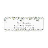 Eukalyptus Greenery Duo 3 Rücksendeadresse (Vorne)