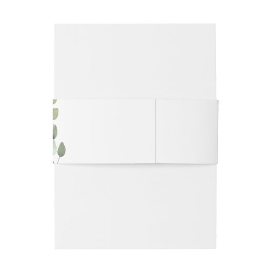 Eukalyptus Greenery Duo 4 Einladungsbanderole (Rückseitenbeispiel)