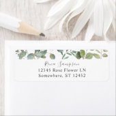 Eukalyptus Greenery Duo 4 Rücksendeadressen  (Insitu)