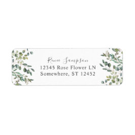 Eukalyptus Greenery Duo 5 Rücksendeadressen