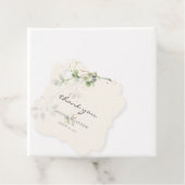 Eukalyptus Greenery Ecru Geschenkanhänger (Beispiel)