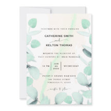 Eukalyptus Greenery Einfache und moderne Hochzeit