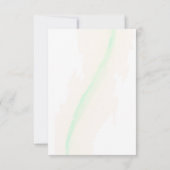 Eukalyptus Greenery Einfache und moderne RSVP-Kart RSVP Karte (Rückseite)