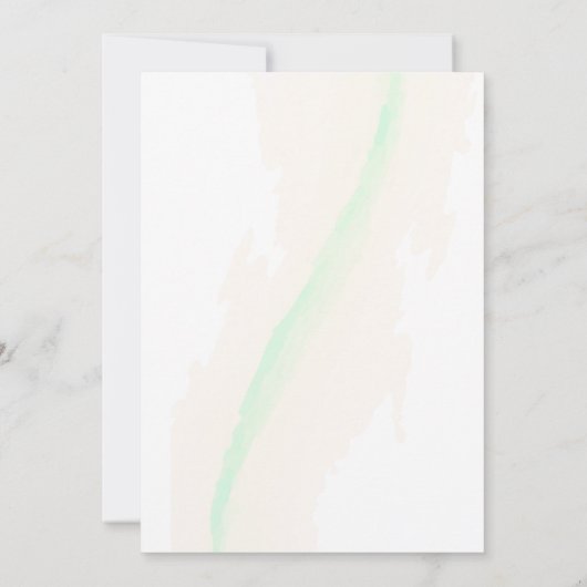 Eukalyptus Greenery Einfaches Probe-Dinner Einladung (Rückseite)