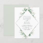 Eukalyptus Greenery Elegant Wedding (Vorne/Hinten)