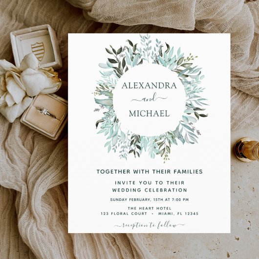 Eukalyptus Greenery Elegant Wedding