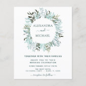 Eukalyptus Greenery Elegant Wedding (Vorderseite)