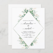 Eukalyptus Greenery Elegant Wedding (Vorne/Hinten)
