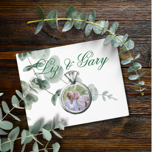 Eukalyptus Greenery Elegant Wedding Gästebuch