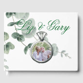 Eukalyptus Greenery Elegant Wedding Gästebuch (Vorderseite)