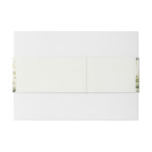 Eukalyptus Greenery Elegante Hochzeit Einladungsbanderole (Rückseitenbeispiel)