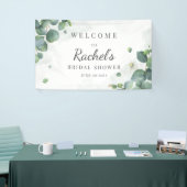 Eukalyptus Greenery Elegantes Brautparty Banner (Messeveranstaltung)