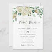Eukalyptus Greenery Elegantes Brautparty Einladung (Vorderseite)