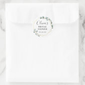 Eukalyptus Greenery Envelope Favor Stickers (Tasche)