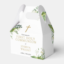 Eukalyptus Greenery Erste Kommunion Geschenkschachtel