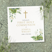 Eukalyptus Greenery Floral First Holy Communion
