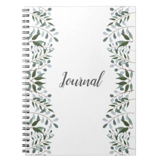 Eukalyptus Greenery Floral Journal Notizblock